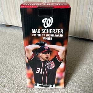 NIB Max Scherzer 2017 NL Cy Young Award Bobblehead Washington Nationals
